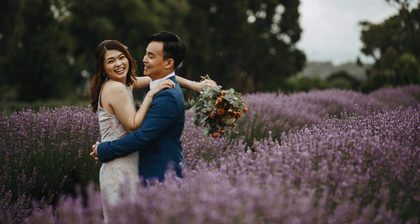 photographing lavender fields